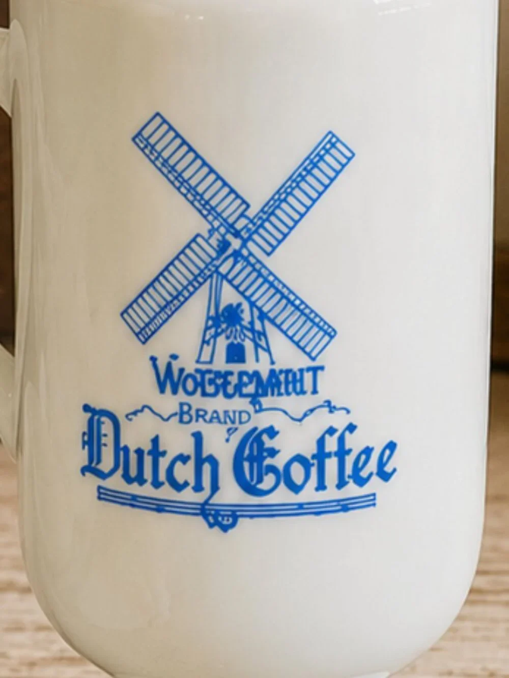 Vintage Vandermint Dutch Coffee Footed Pedestal Mug